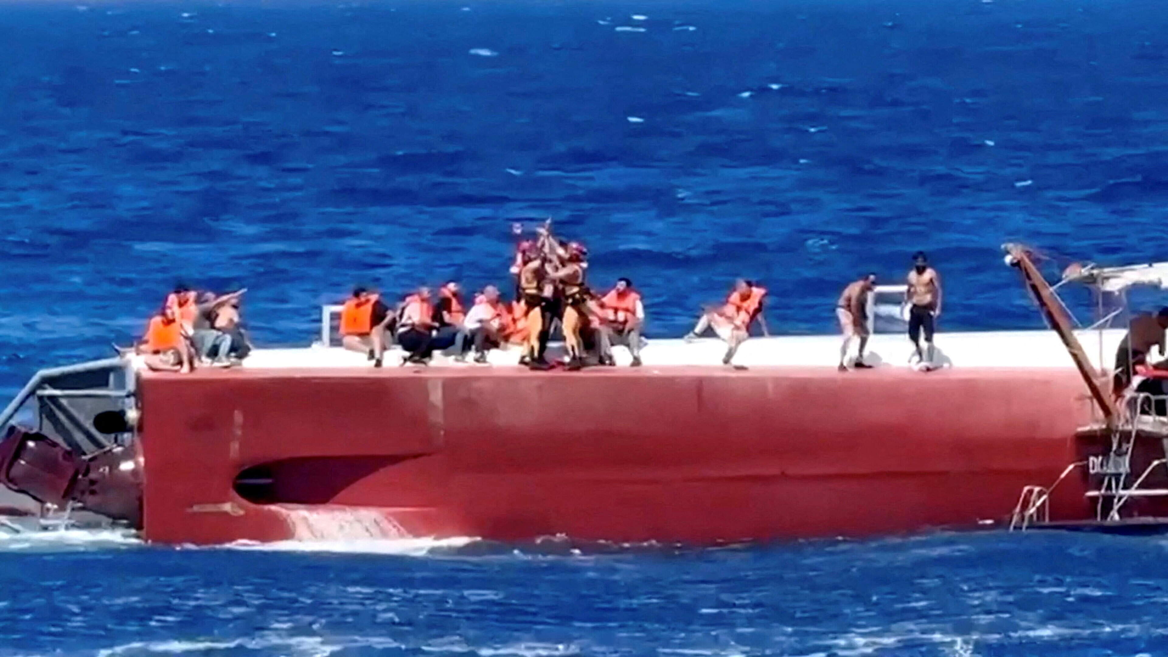 Ferry sinks off Cyprus, eight dead, 17 missing