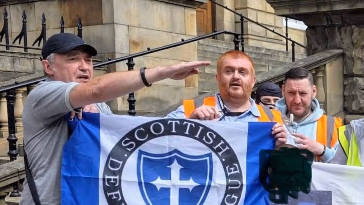 Scottish Nazi Sympathiser's Role in UDA Protest Exposed
