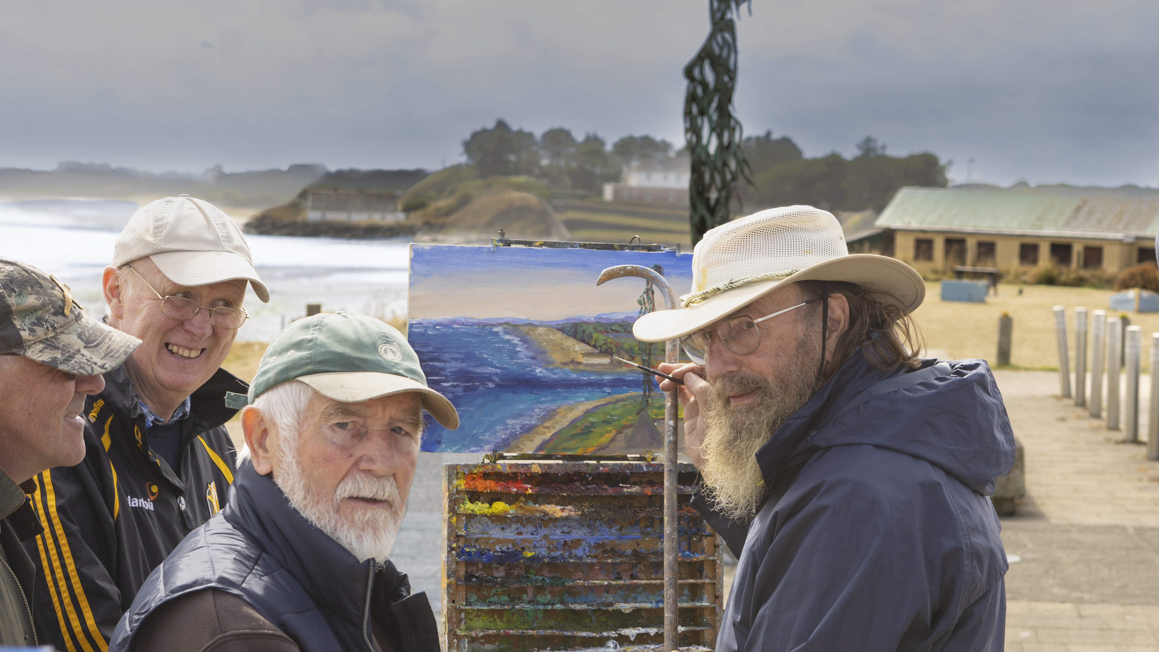Slane Men’s Shed Artists Inspired by Sculpture