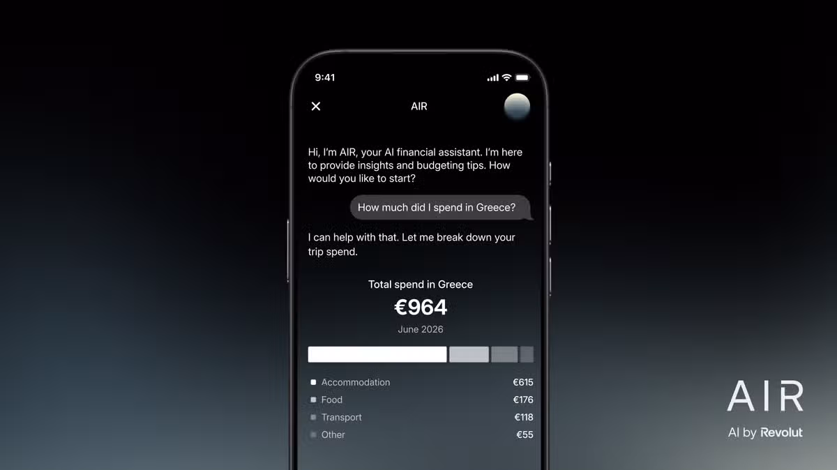 Revolut Bank launches AI financial assistant