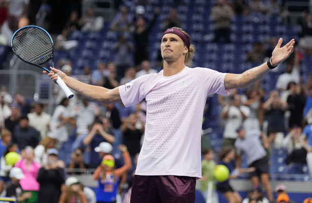 Zverev Wins Five-Set Match at US Open