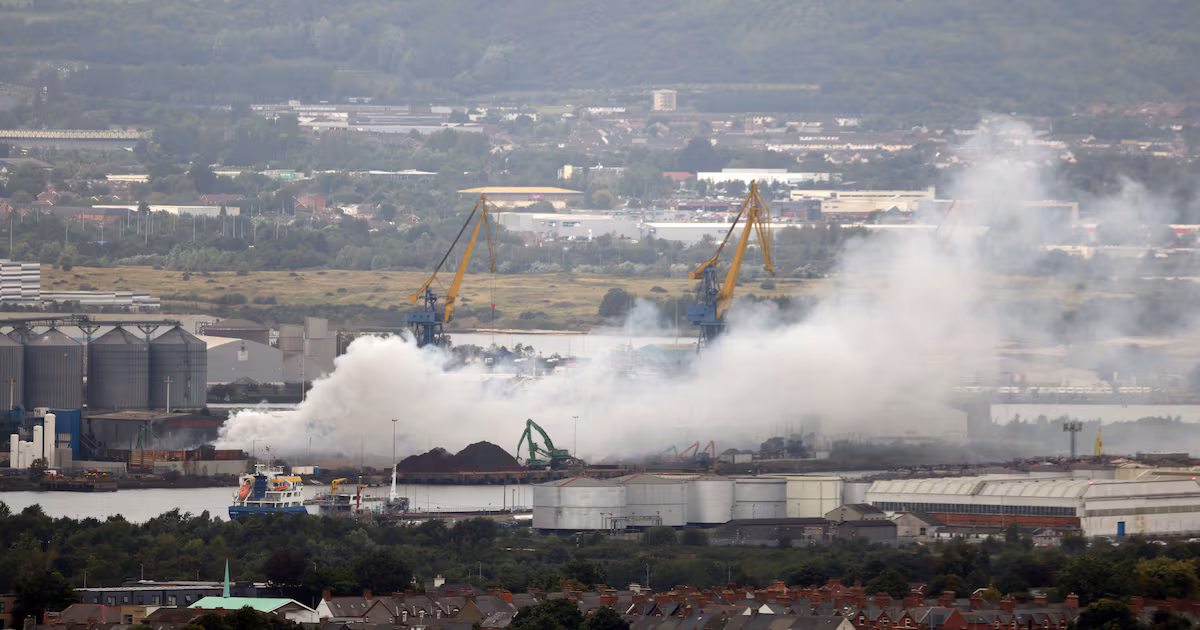 Investigation urged after third fire at Belfast scrapyard
