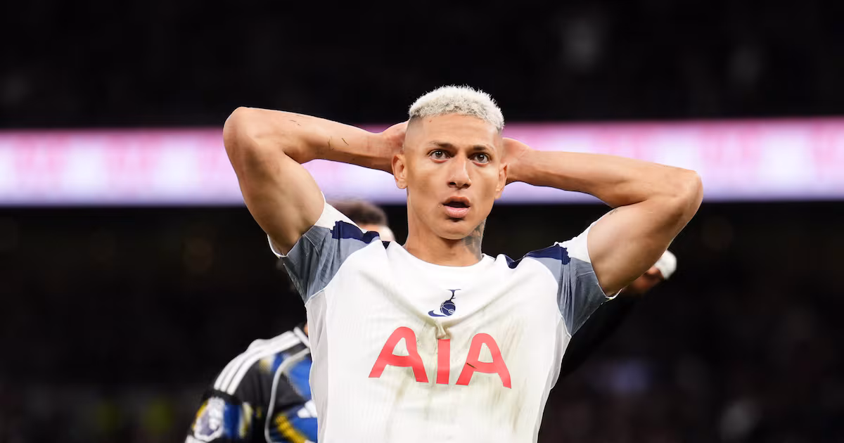 Richarlison Excluded from Tottenham's Premier League Squad