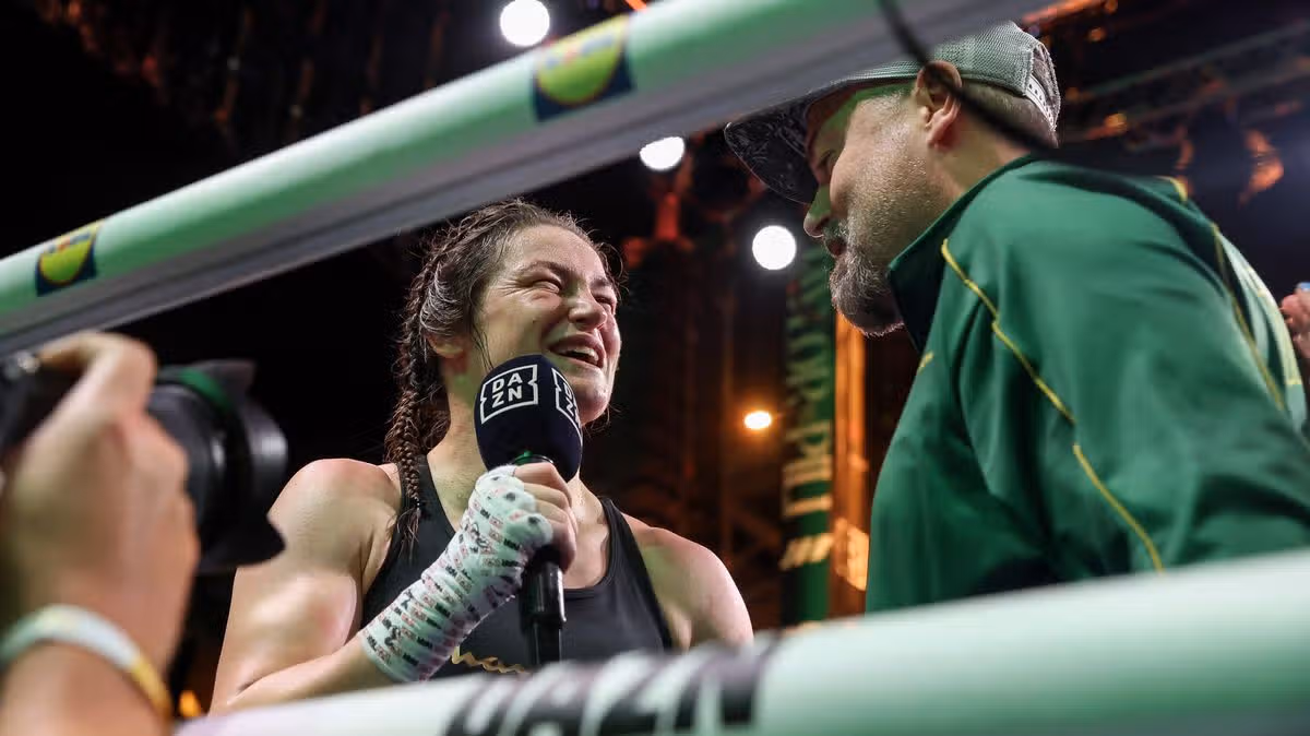 Katie Taylor Discusses Retirement Suggestion