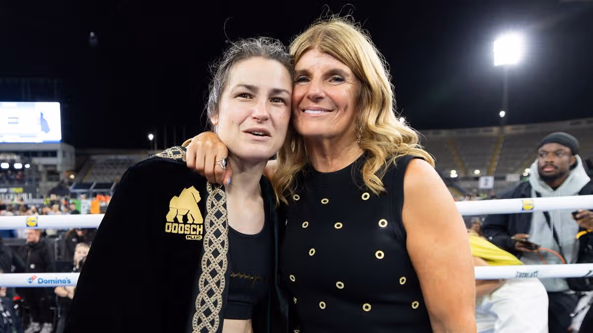 Katie Taylor's mother reacts to Croke Park farewell