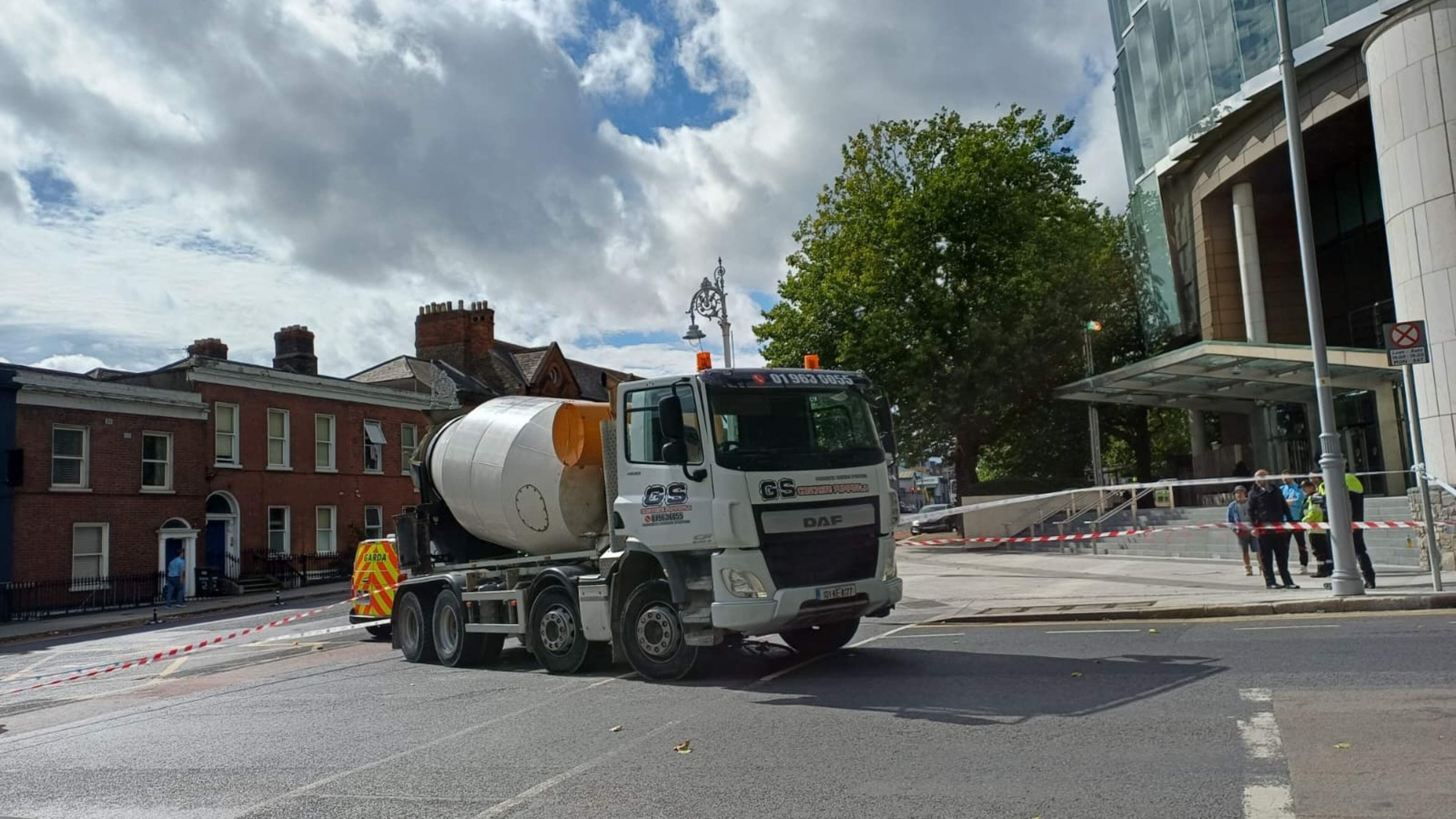 Cyclist Collides with Lorry in Dublin