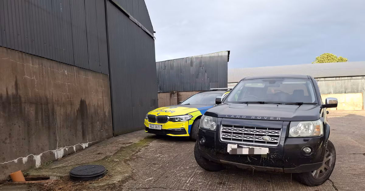 Man Arrested After Farmyard Police Chase