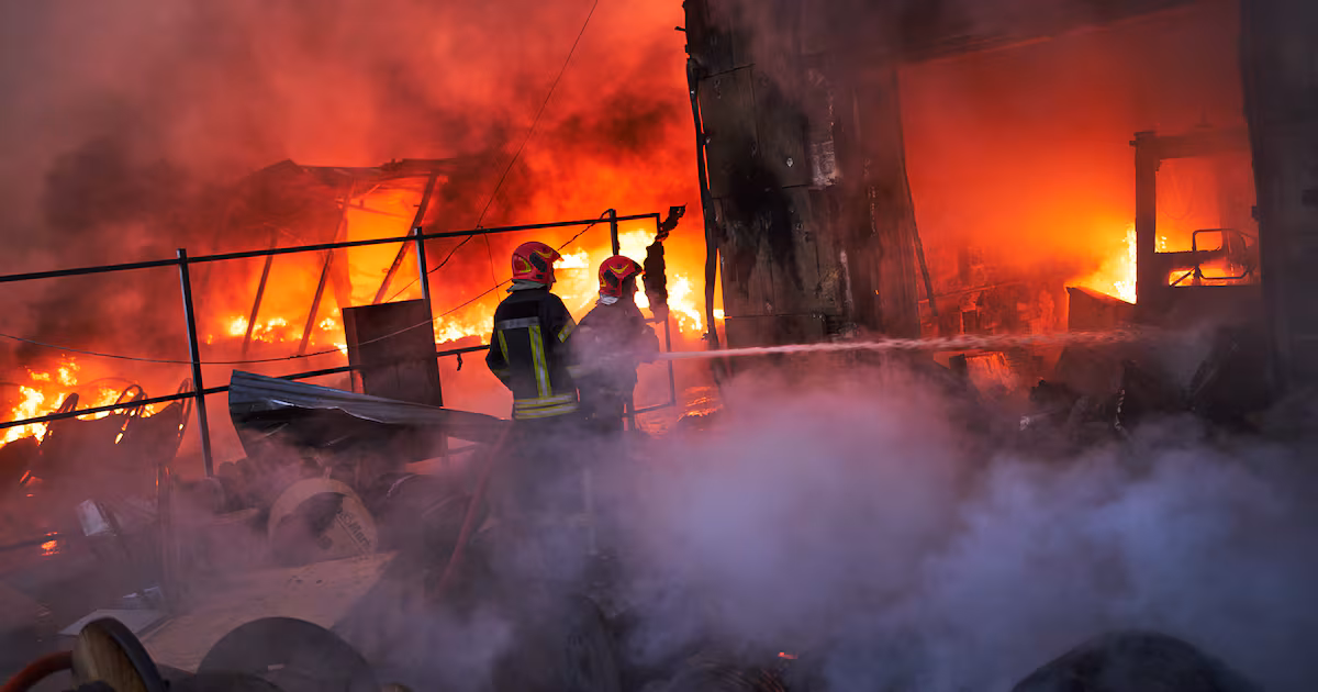 Russian Strikes Kill Two in Kyiv Attack