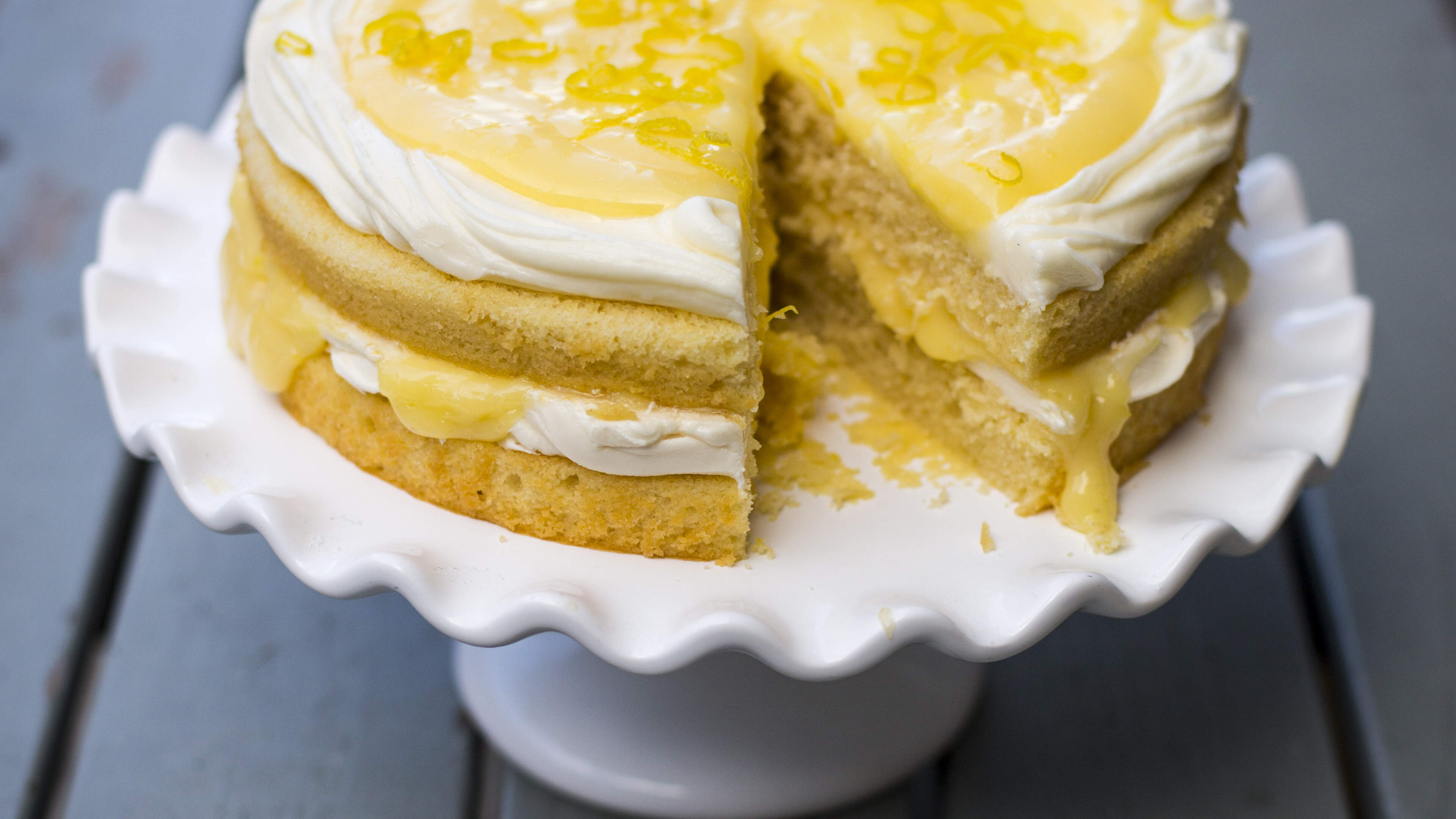 Lemon Curd Cake Recipe