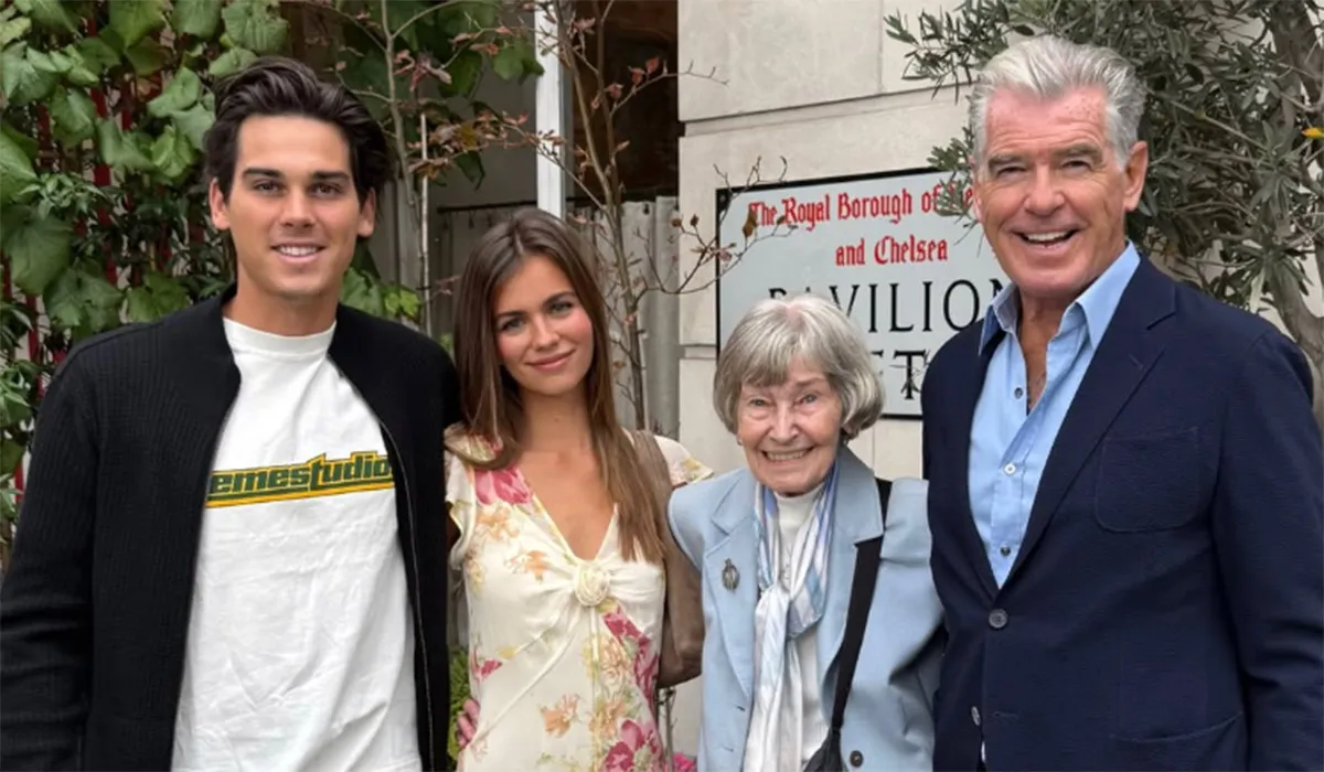 Pierce Brosnan enjoys family day with mother