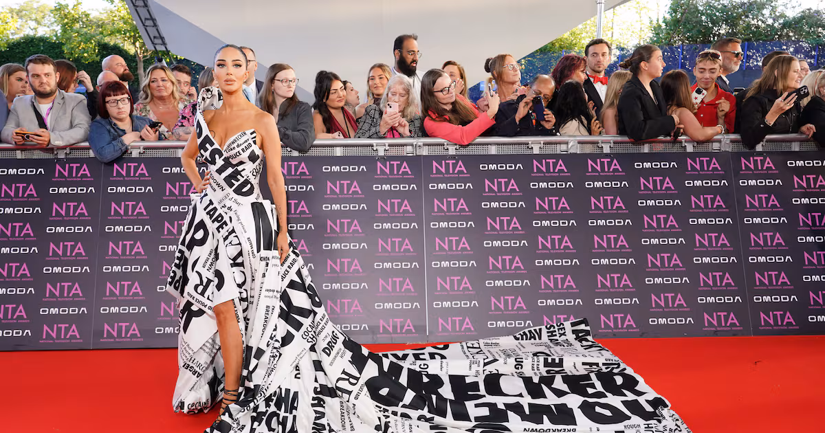 Tulisa Contostavlos Wears Controversial Dress at NTAs