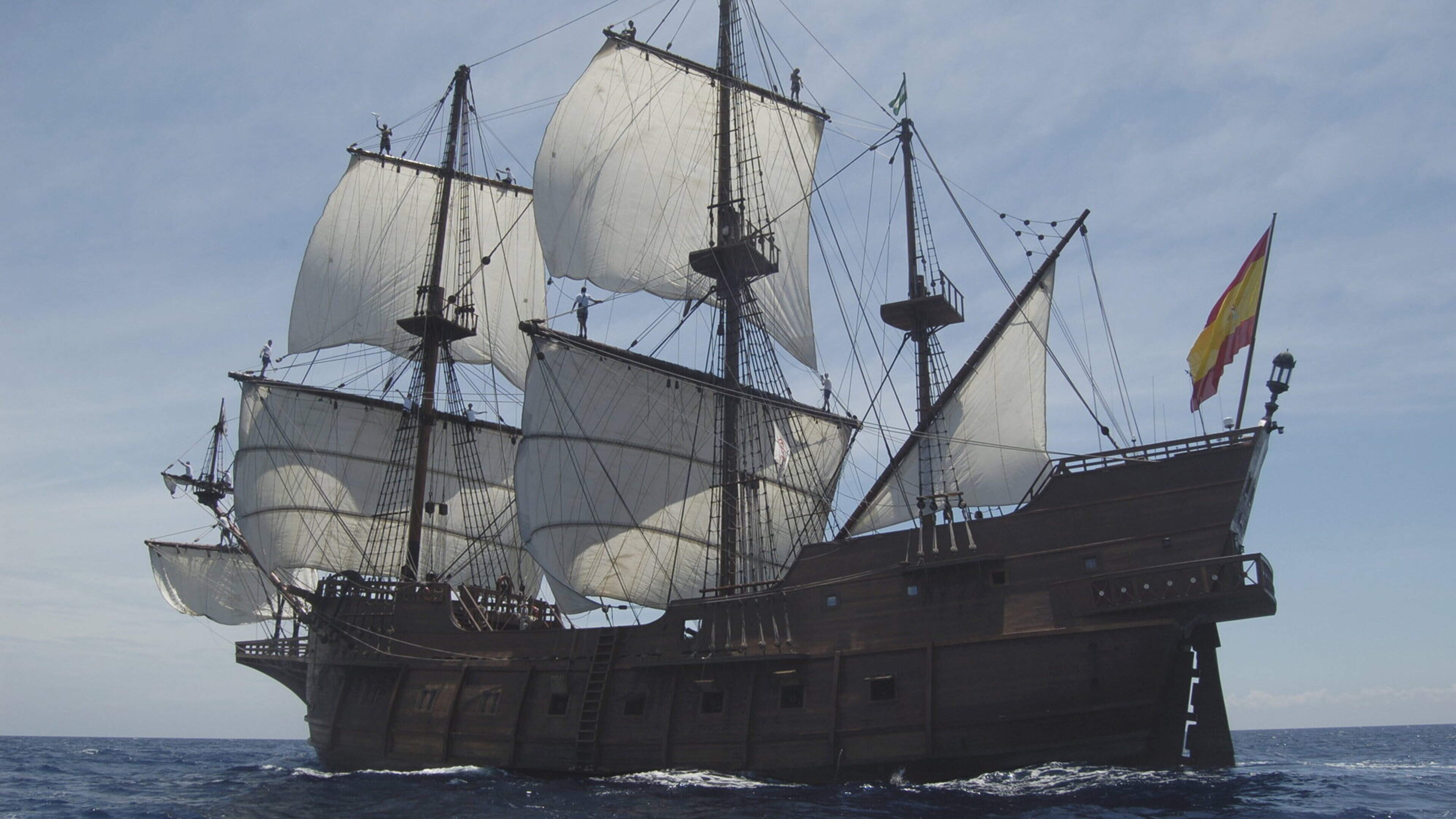 17th Century Galleon Replica Docks in Wicklow
