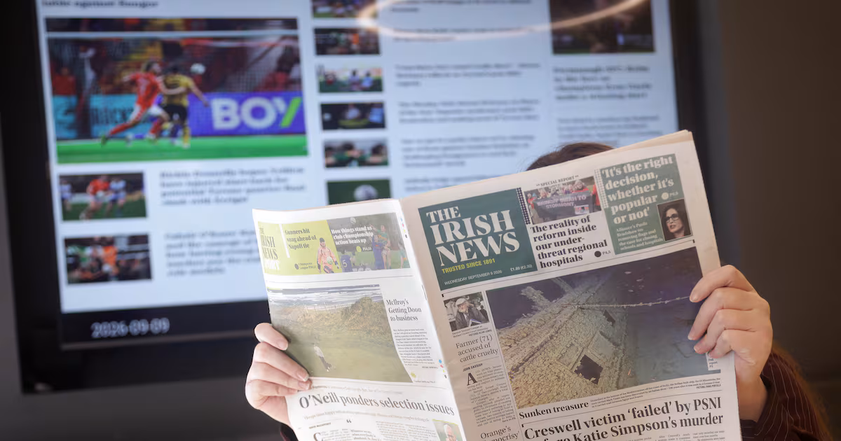 Irish News Tops UK Regional Newspaper Performance