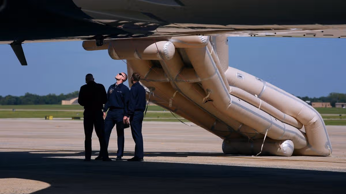 Trump's Travel Plans Halted by Emergency Slide