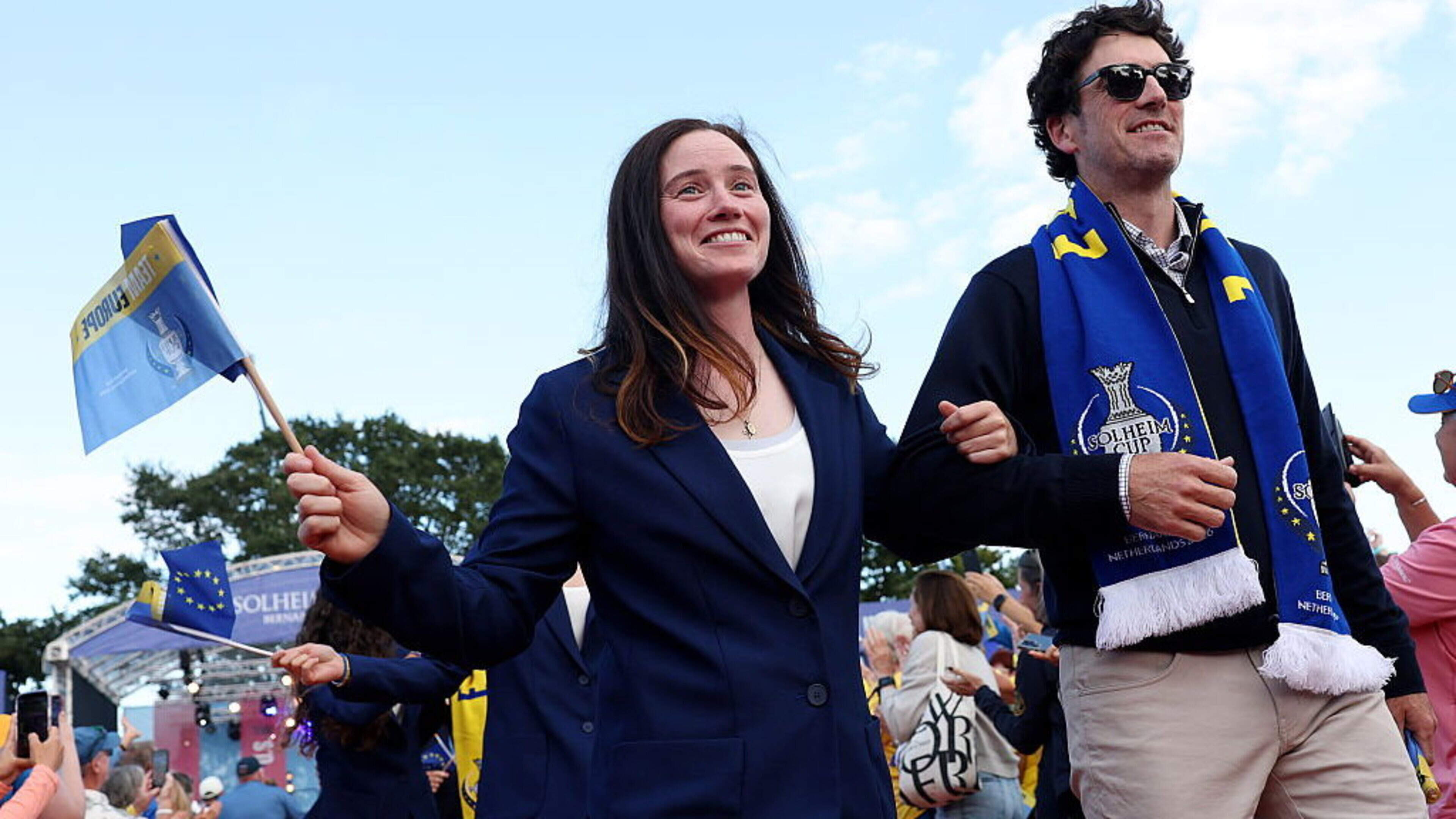 Maguire and Henseleit Lead Solheim Cup Foursomes