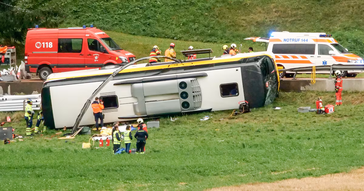 Several dead in Swiss coach accident