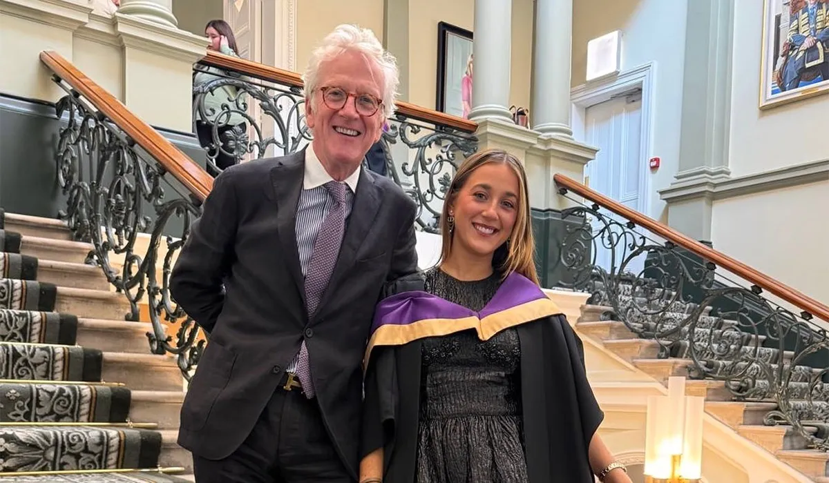 Hugh O'Connor Celebrates Daughter's Medical Achievement