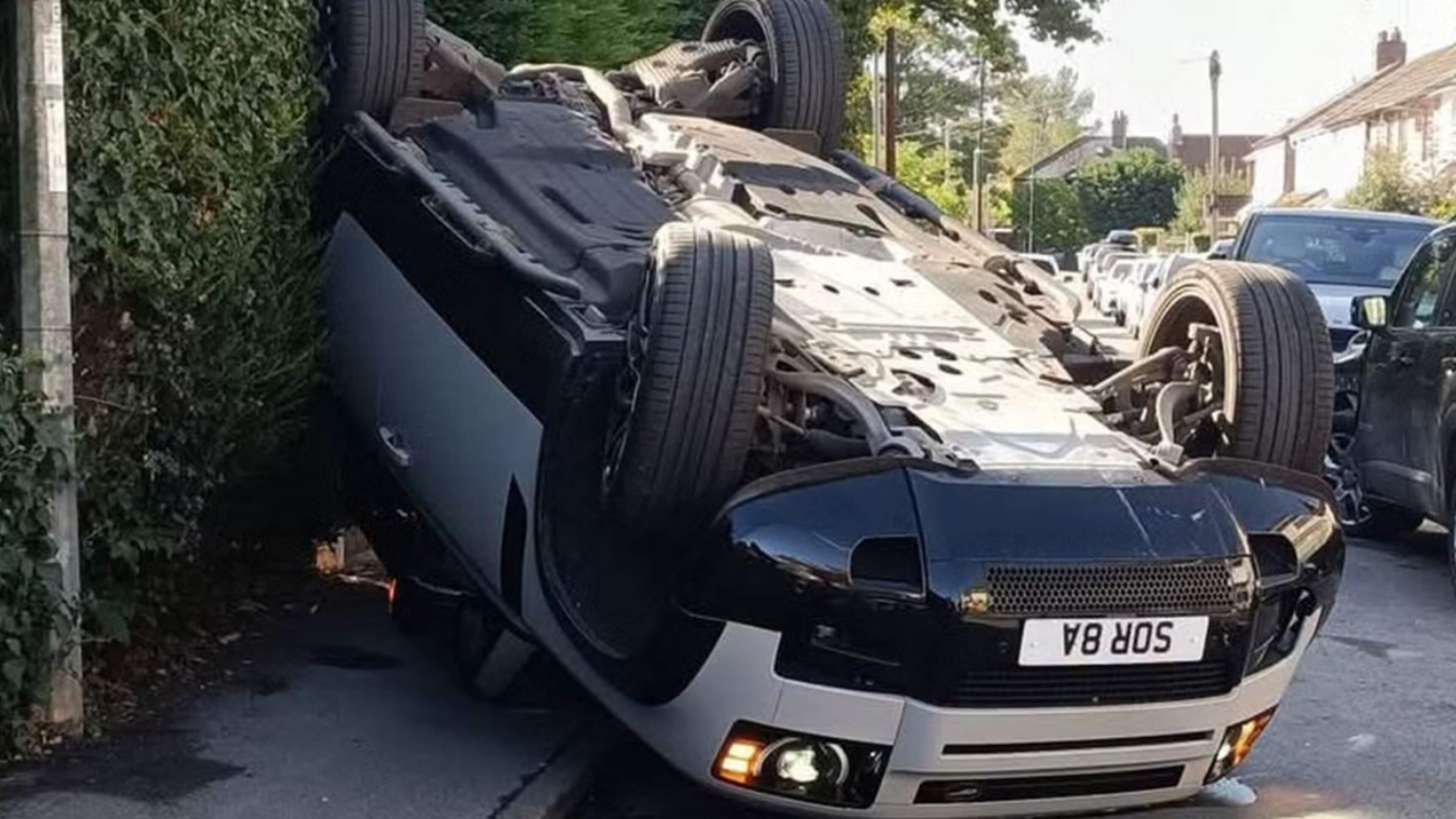 Sorba Thomas Crashes Car Near Hull City Training