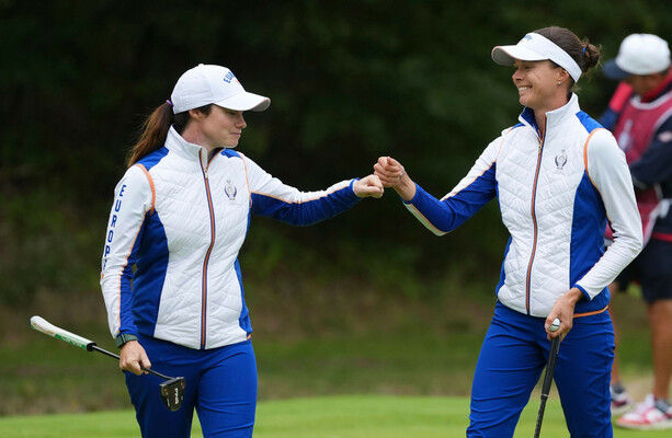 Solheim Cup Morning Session Ends in Tie