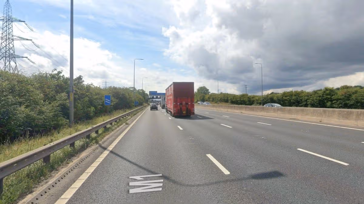 Horror motorway crash leaves man hospitalized