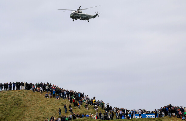 Trump Visits Ireland During Irish Open