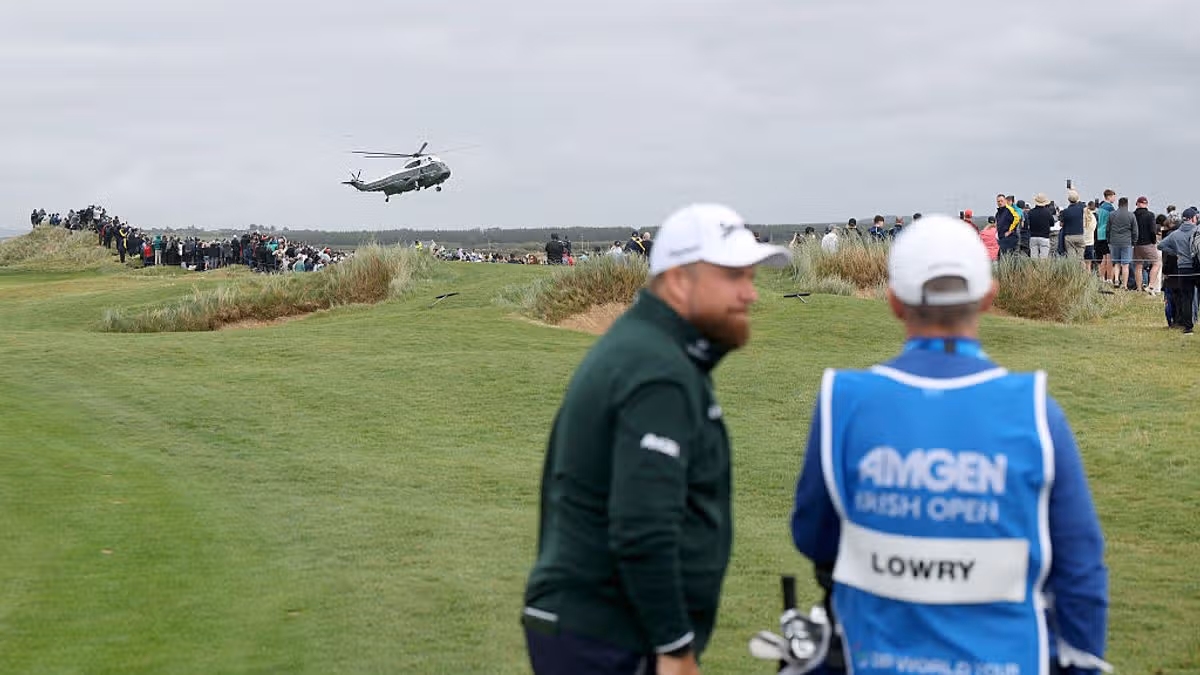 Irish Open Updates: Lowry Leads, Trump Observes