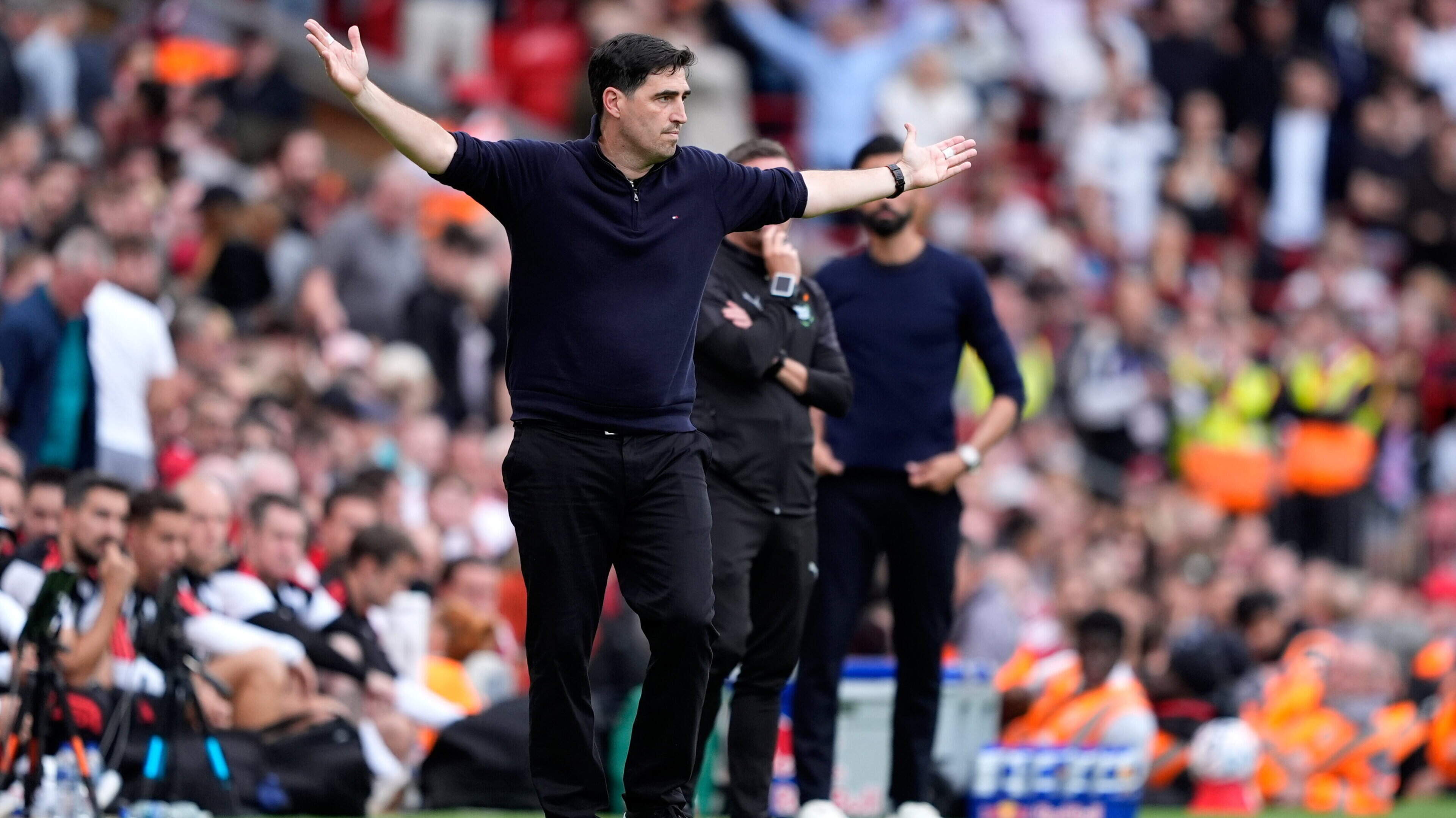 Iraola comments on Liverpool's jaded performance