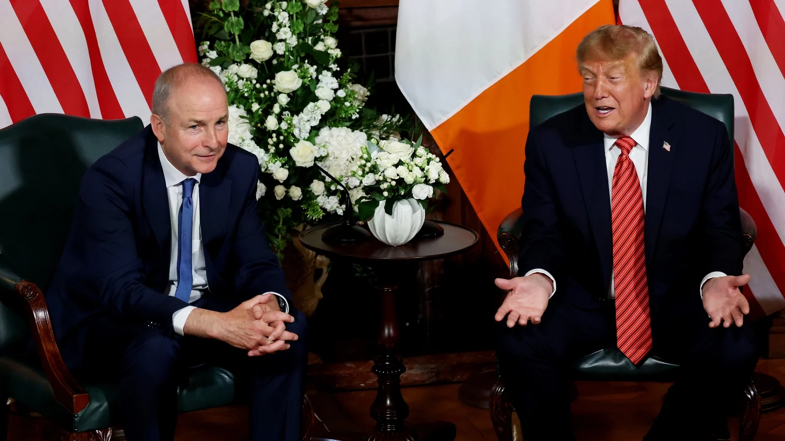 Trump and Martin reunite at Irish Open Golf Tournament