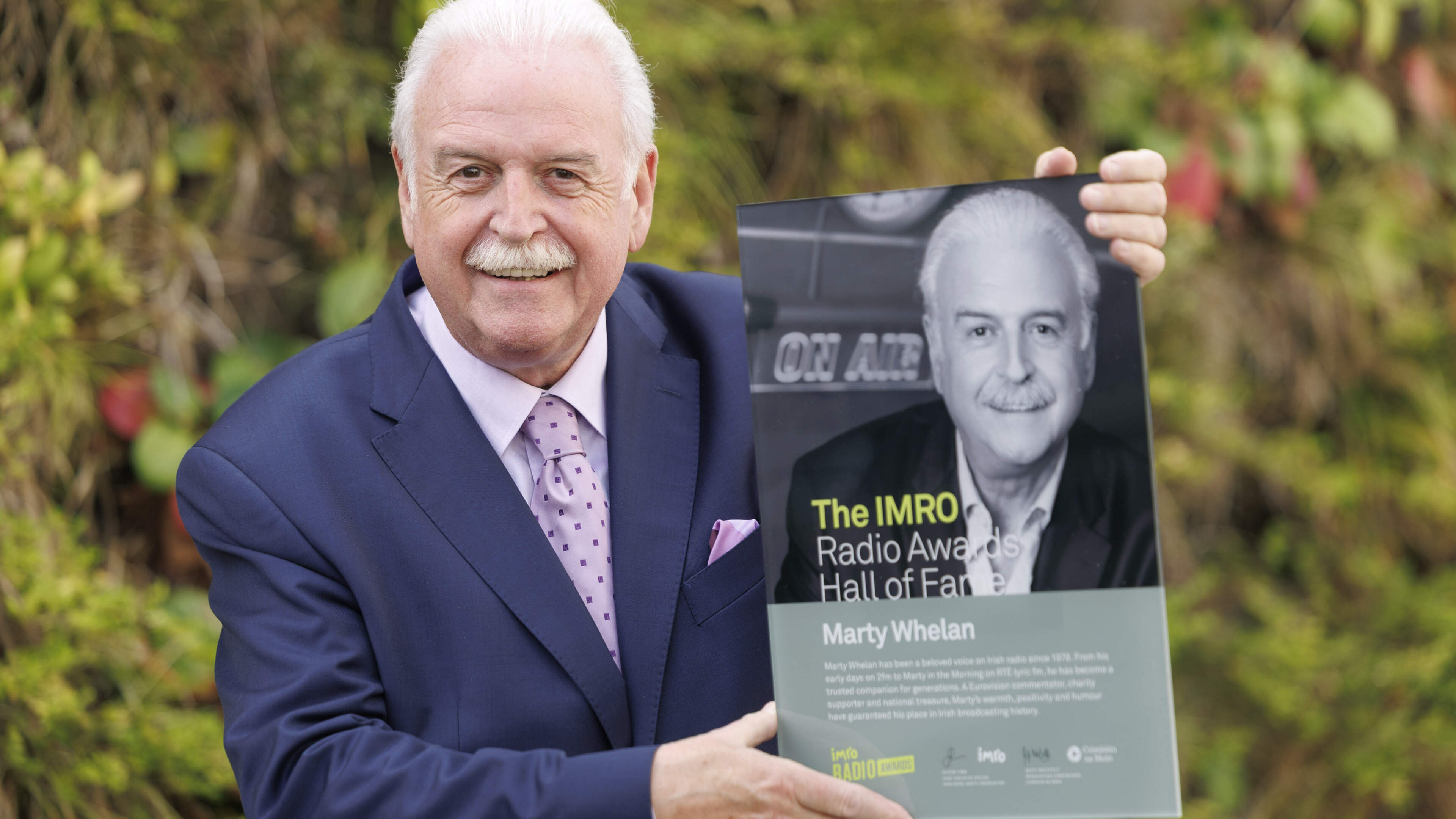 Marty Whelan Inducted into IMRO Hall of Fame