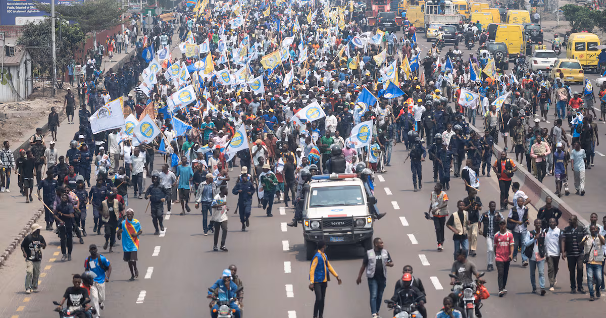 Police Use Tear Gas Against DR Congo Protesters