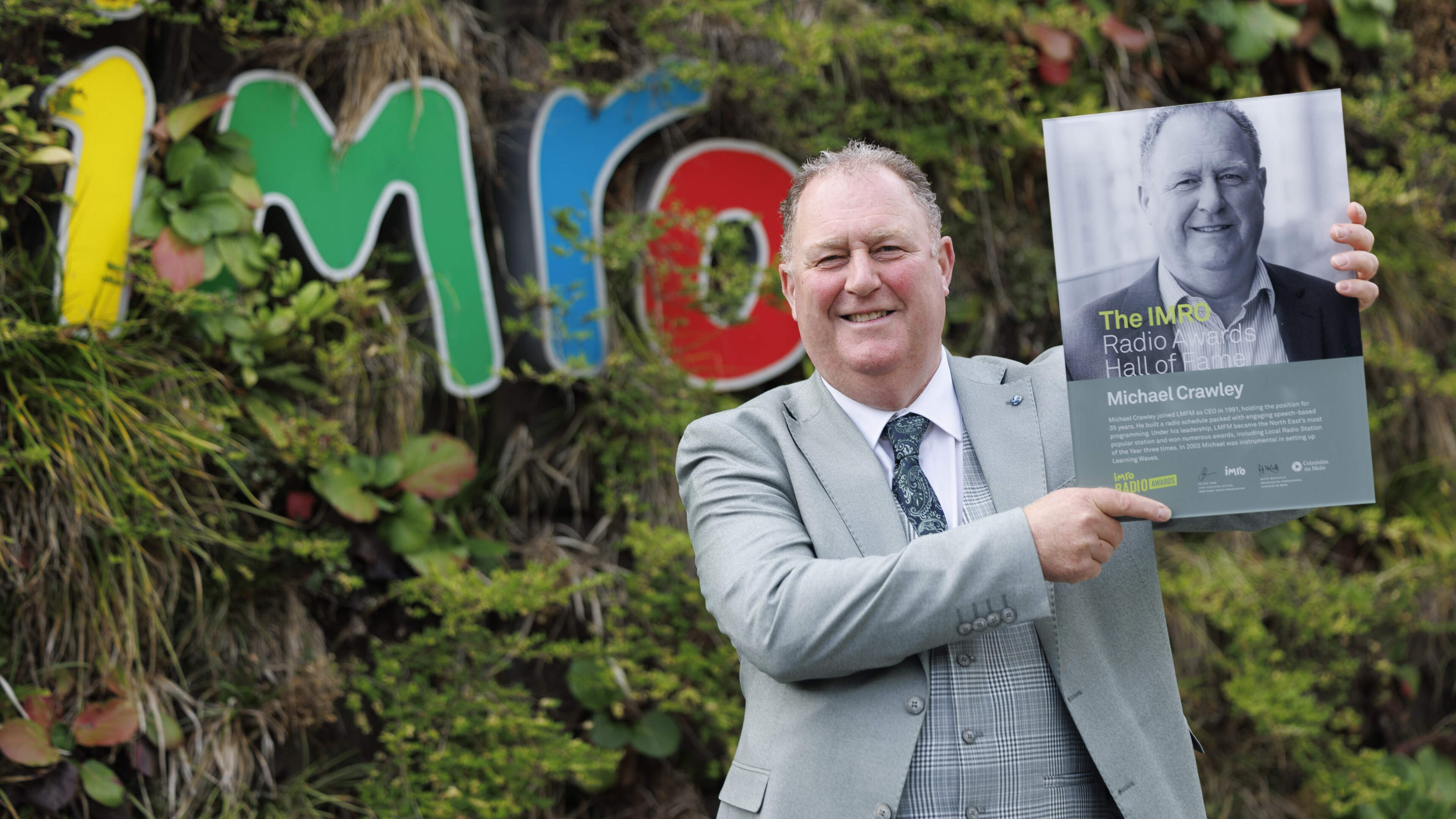 Michael Crawley Joins IMRO Radio Awards Hall of Fame