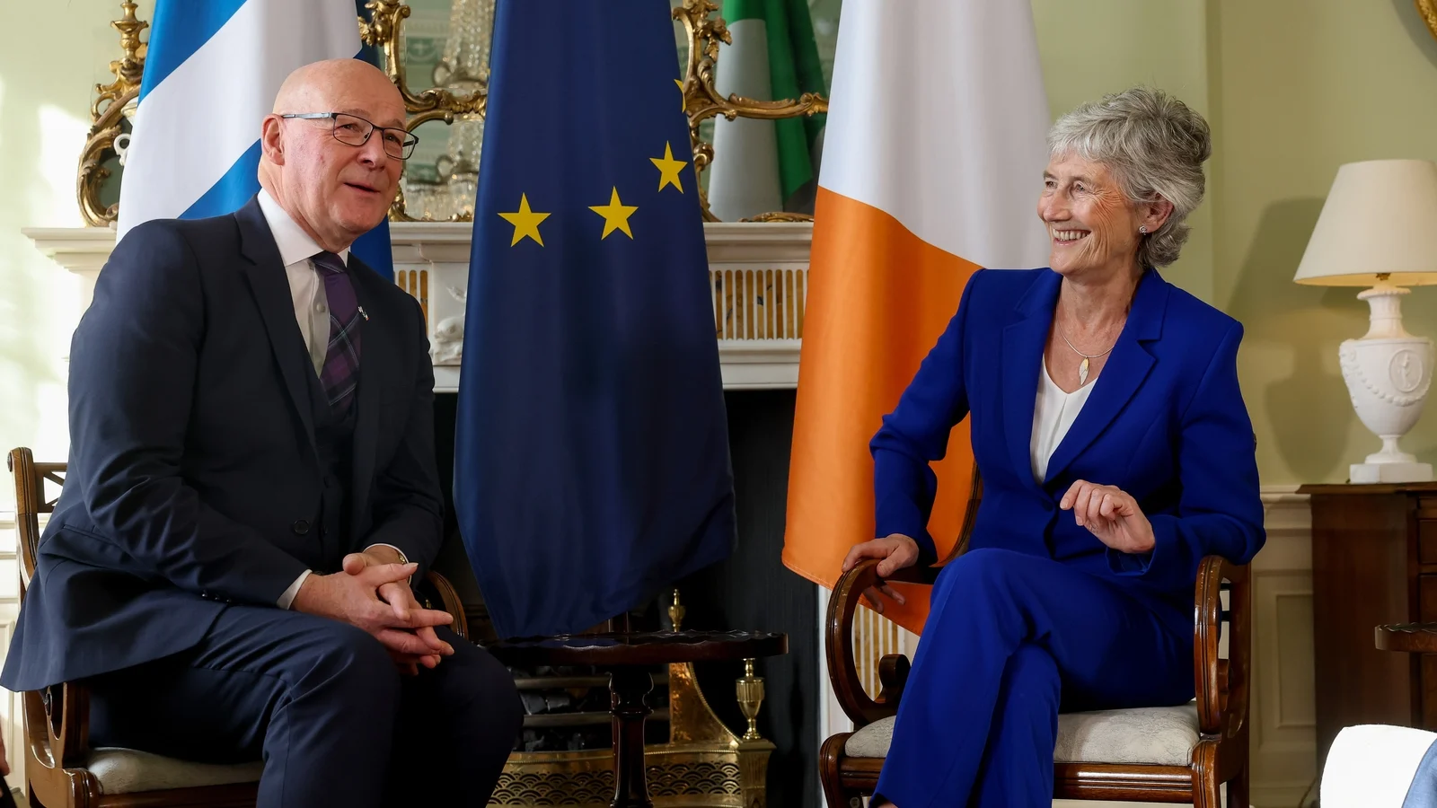 President Connolly visits Scotland's First Minister