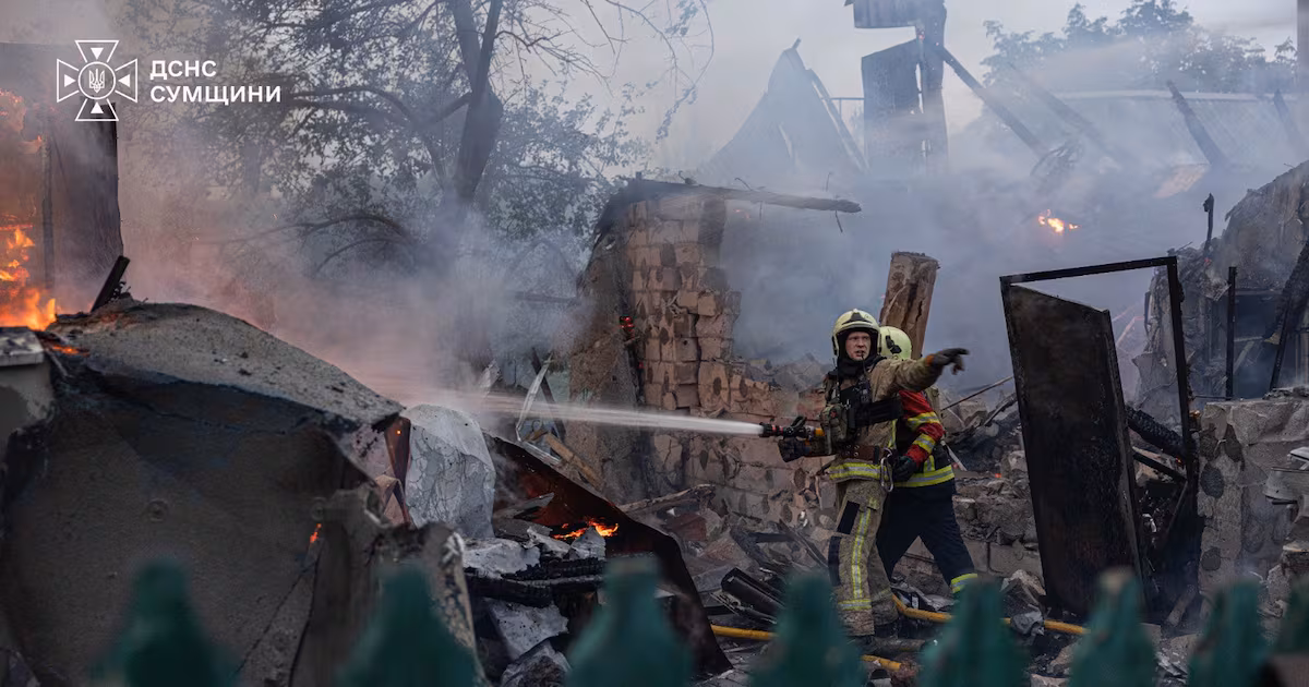 Russian Attack on Kyiv Injures at Least 16