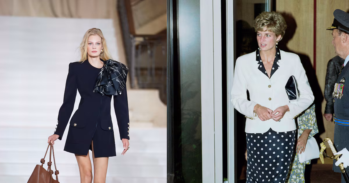 Paul Costelloe Revives Diana-Era Fashion at London Week
