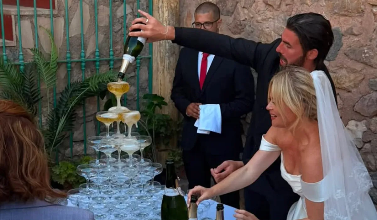 Emily Atack marries Dr Alistair Garner in Spain