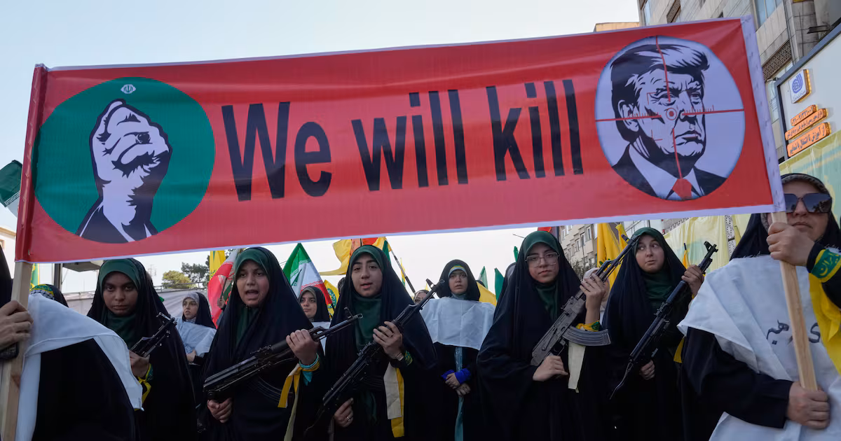 Iranians Rally Against US in Largest Protest Since War
