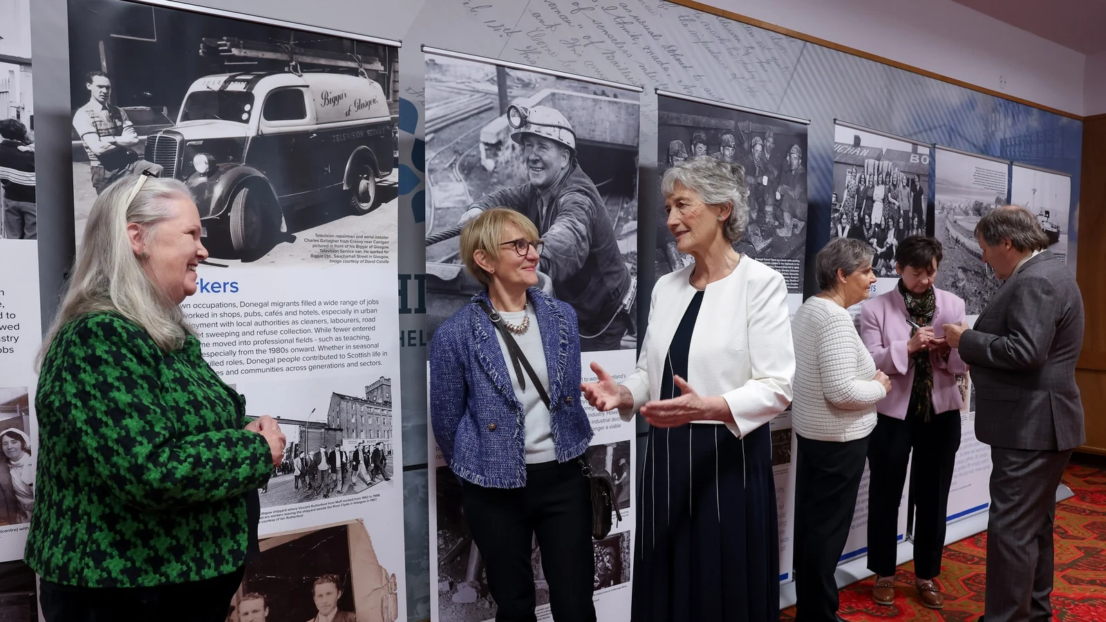 President Connolly Honors Irish Immigrants in Scotland
