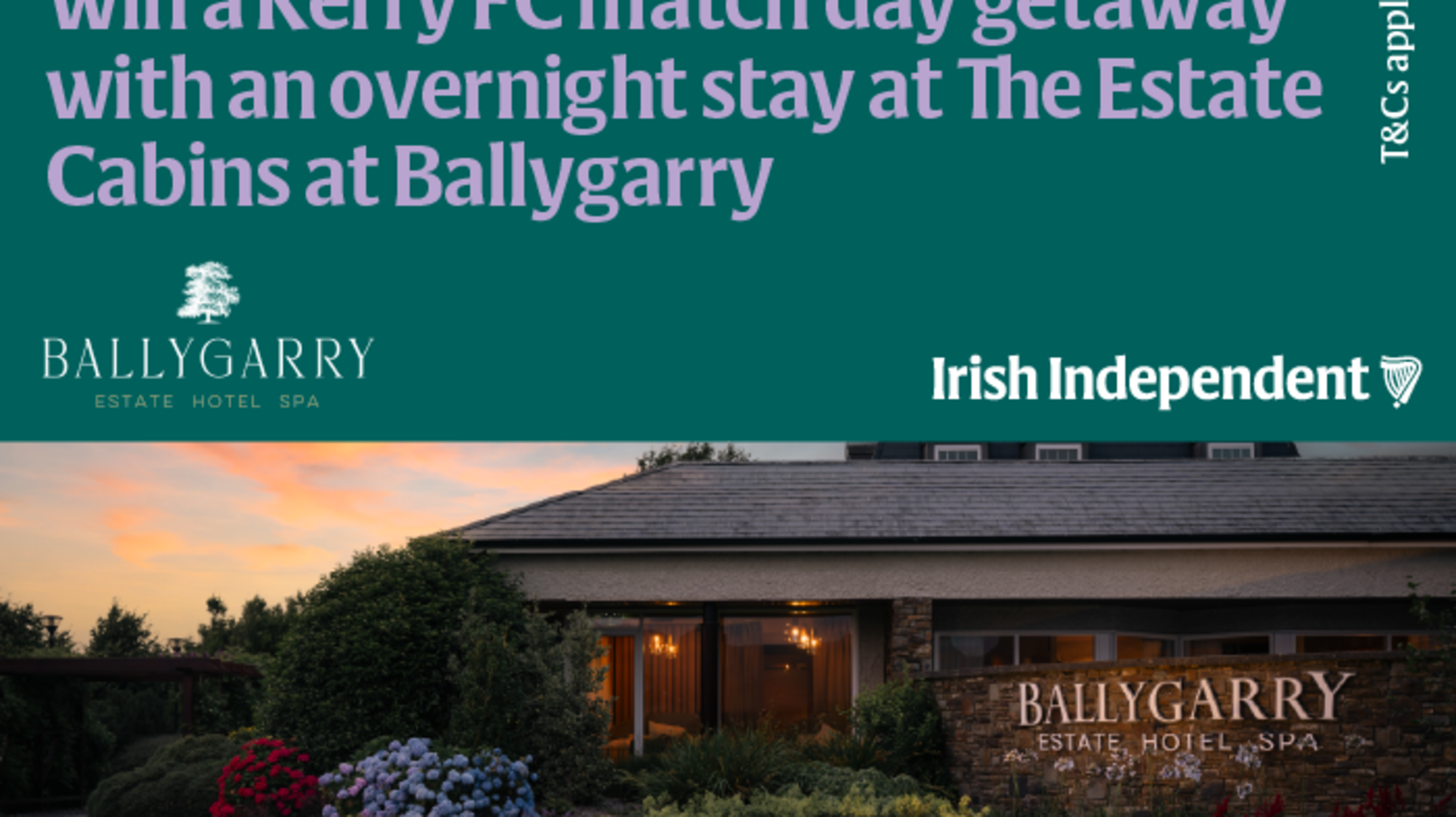 Win Kerry FC Match Day Getaway